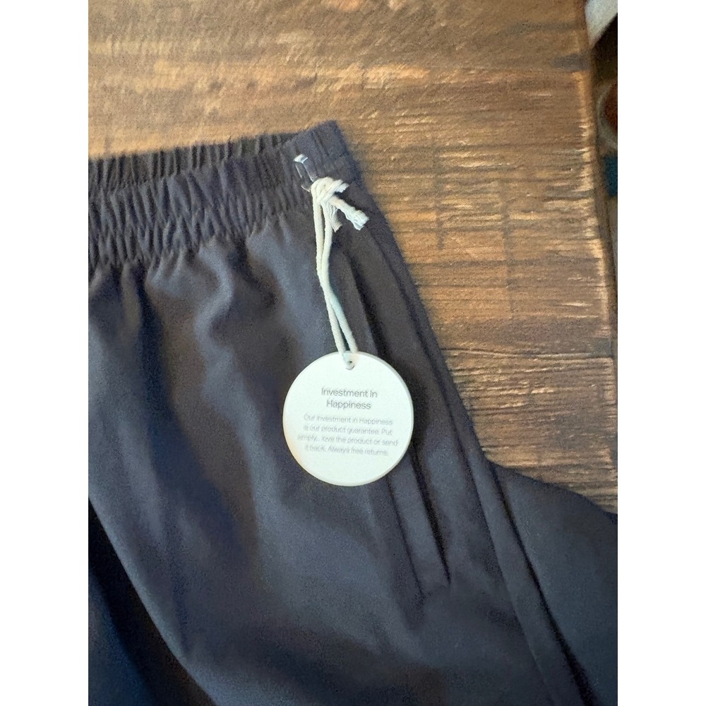Vuori Villa Wideleg Pant Womens Larg NWT High Rise Relaxed Athleisure Black - Picture 8 of 10